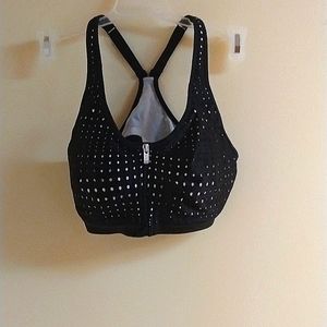 Victoria's secret sports bra, size 34B, black/white